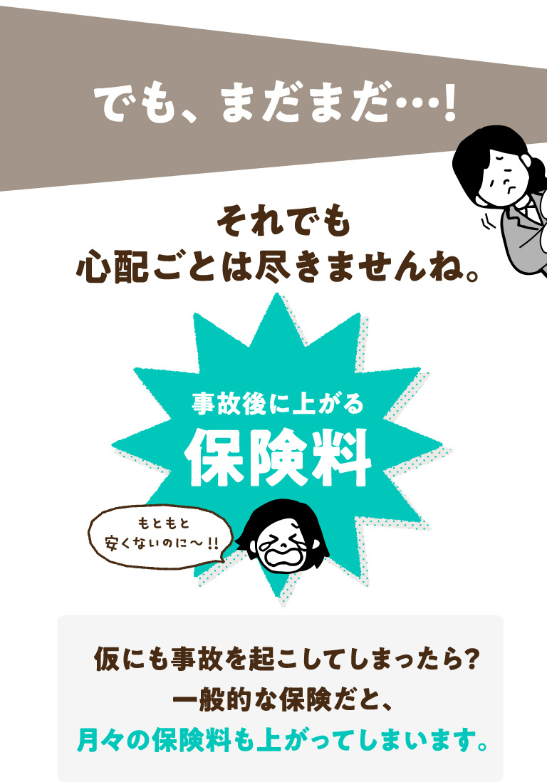 事故後に上がる保険料
